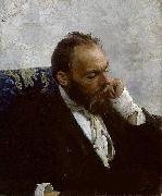 Ilya Repin Portrait of professor Ivanov china oil painting artist